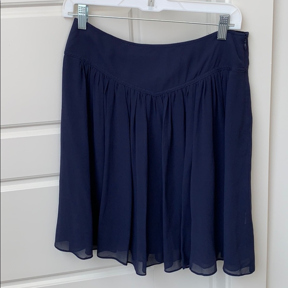 Flowy blue skirt